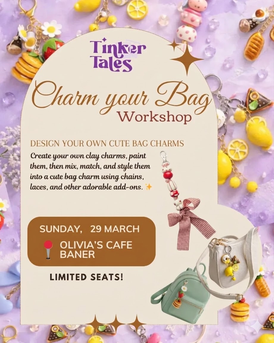 Charm Your Bag Workshop – DIY Clay Bag Charms