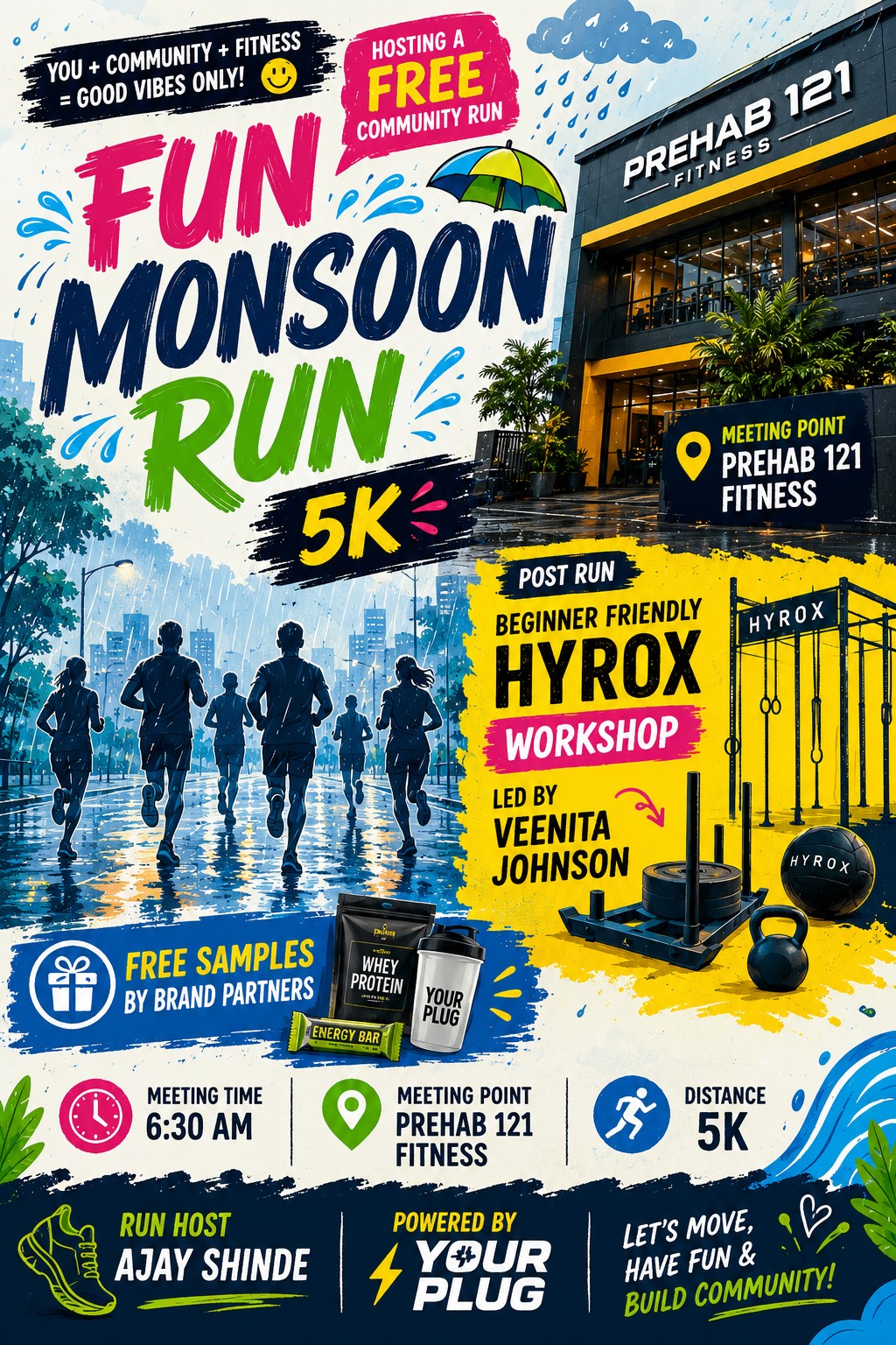 Fun Monsoon Run 5K + Hyrox Workshop