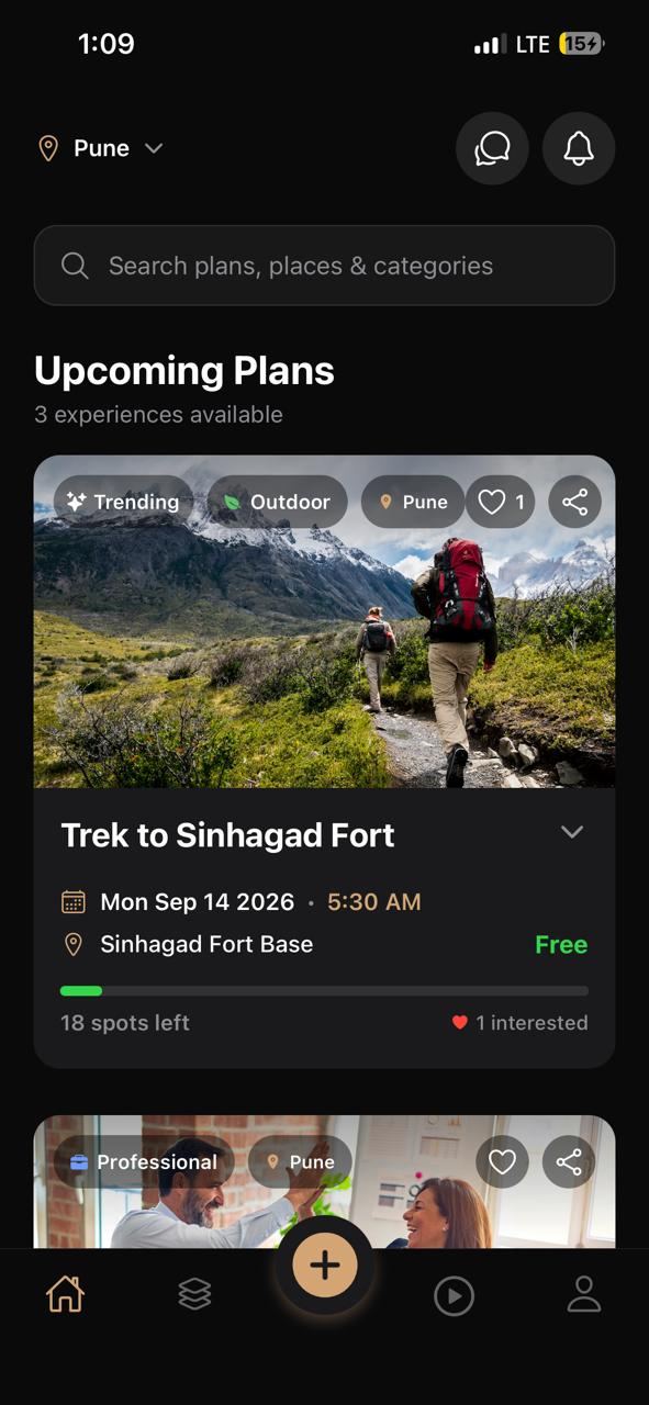 Planstalk app — My Plans